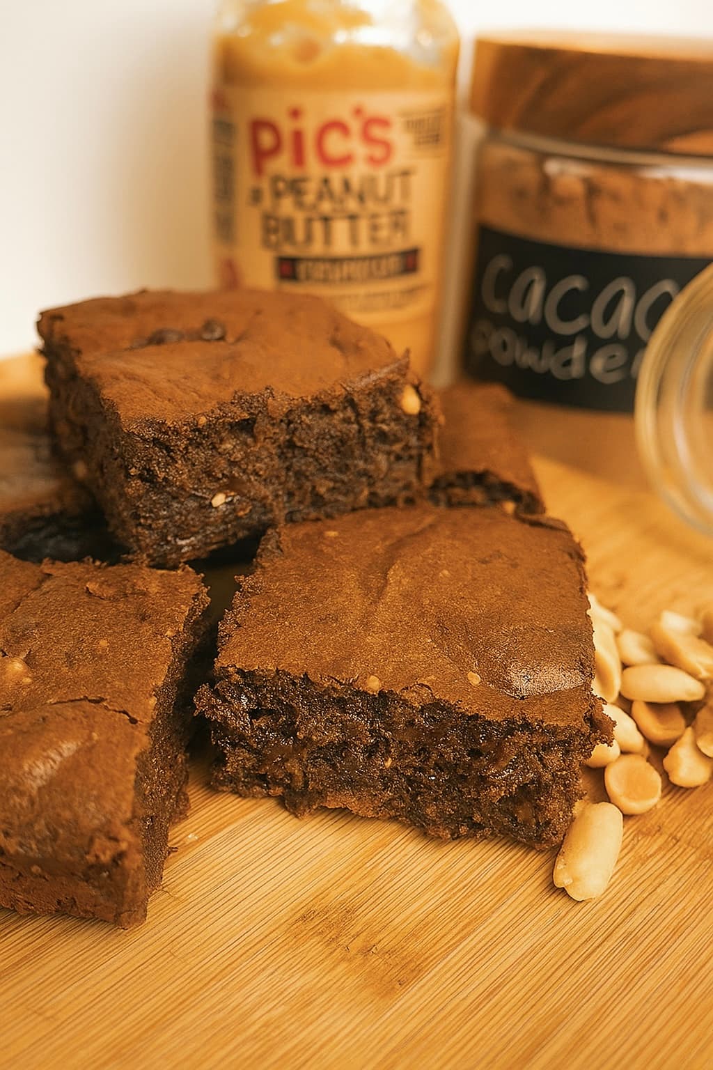 Peanut Butter and Pumpkin Brownies